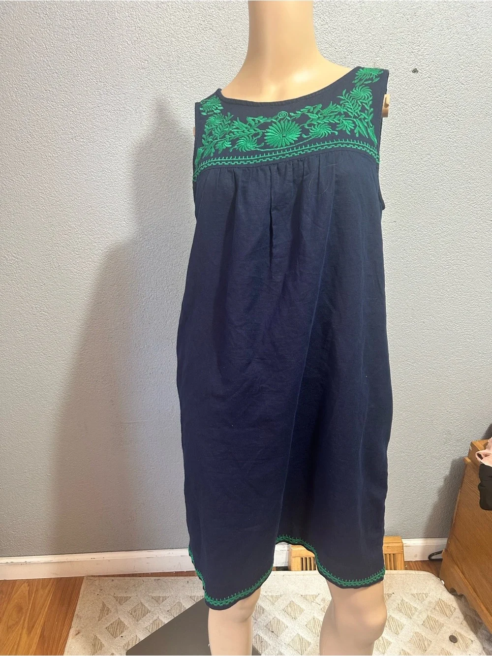 NWOT J crew linen blend dress with pockets size small